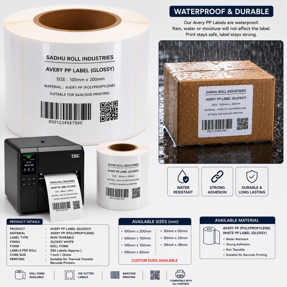 Avery Pp Label Roll - Automatic Grade: Manual