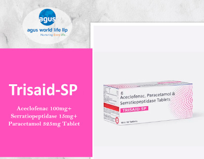 Aceclofenac Paracetamol And Serratiopeptidase Tablets