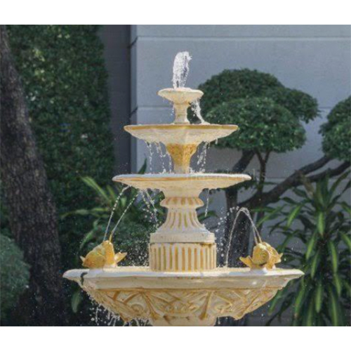 Pink Decorative Sandstone Water Fountain 5feet