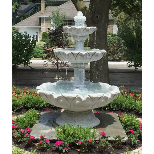 Pink Decorative Sandstone Water Fountain