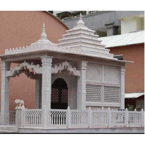 Pink Sandstone Temple 10x18 feet