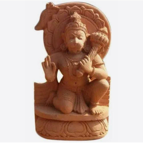 Red Sandstone Hanuman Moorti