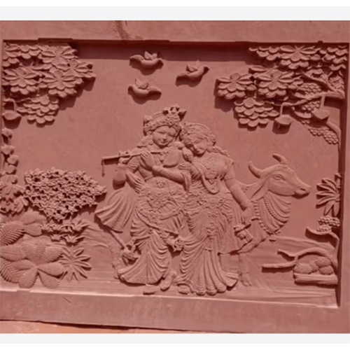 Red Sandstone wall Cladding 4x4Feet