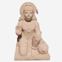 Red Sandstone Hanuman Moorti 4feet