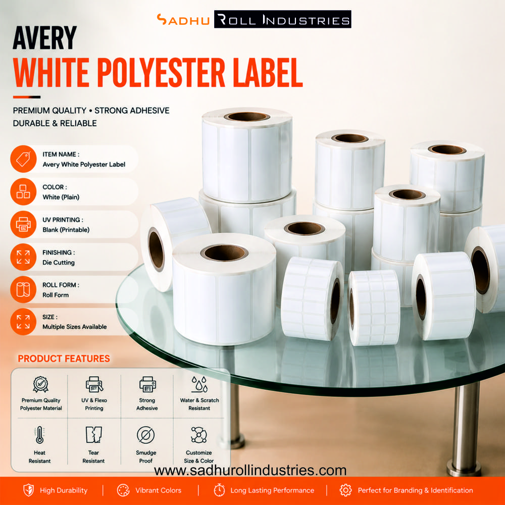 Avery Thermal Transfer Barcode Label Roll - Automatic Grade: Manual