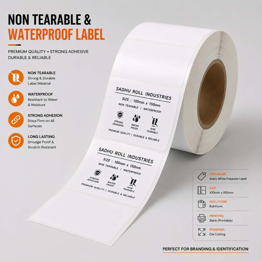 Avery Thermal Transfer Barcode Label Roll - Automatic Grade: Manual