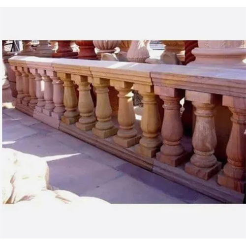 Sandstone Rectangular Railing