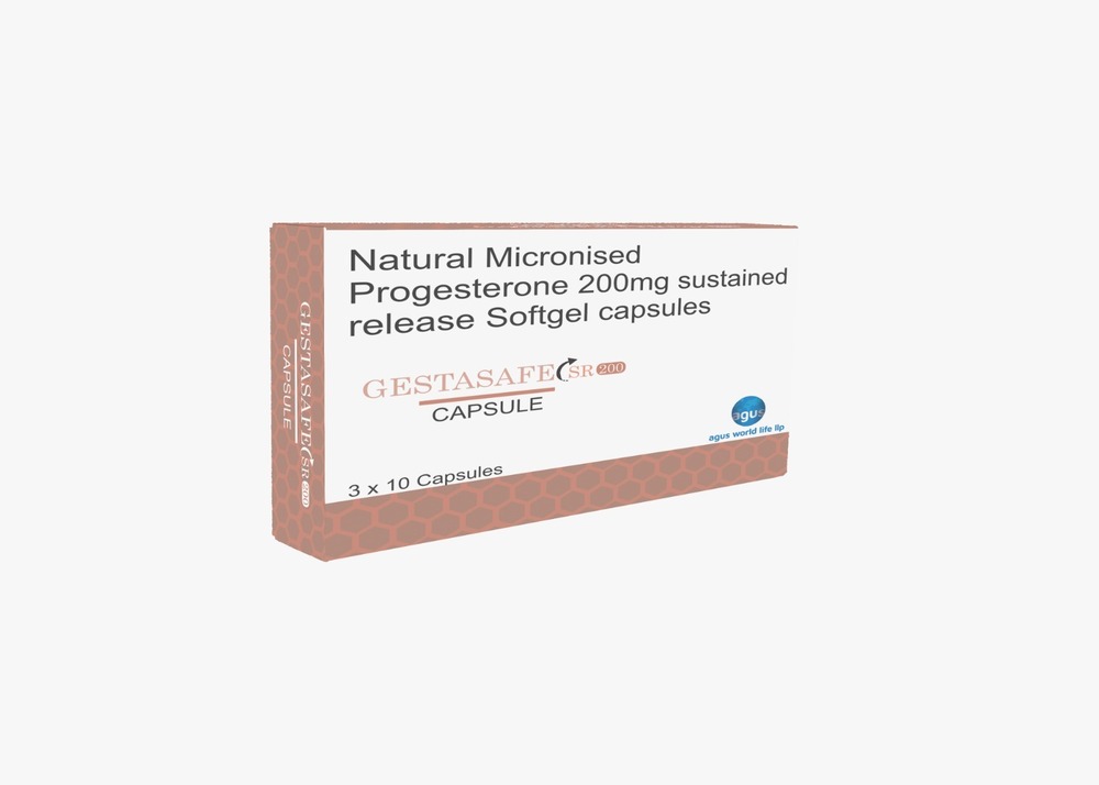200 MG Micronised Progesterone Softgel Capsules