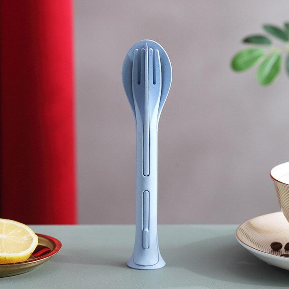 3 In 1 Reusable Spoon, Knife Forks Tableware, Spoon (3 Pcs Set) - Application: As Per Product Requirement