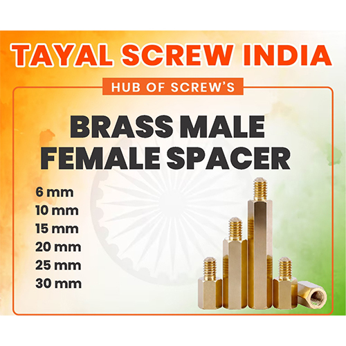 Brass male Female Spacer