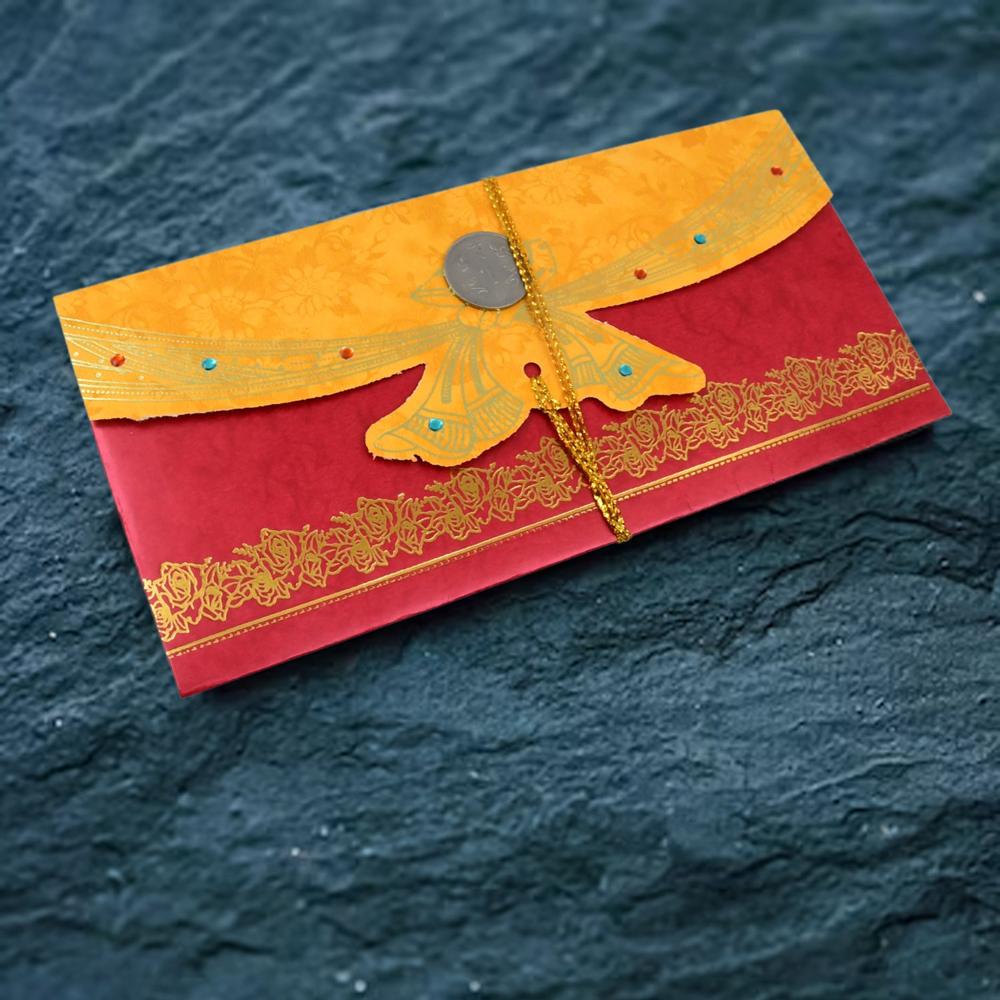 Wedding Gift Card / Cover (1 Pc / Multicolour) - Application: As Per Product Requirement