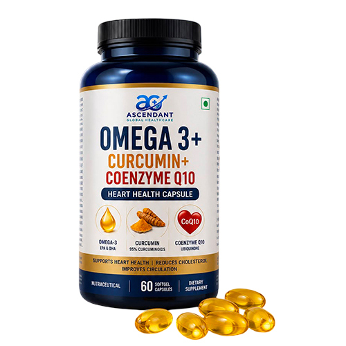 Omega 3 Plus Curcumin Plus Coenzyme Q10 Capsules