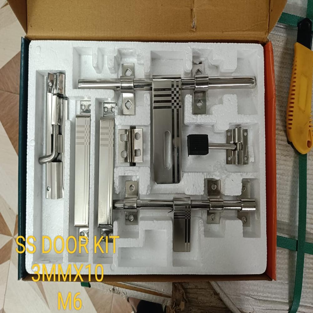 Ss Door Kit 3Mmx10'' M6 - Color: Polish