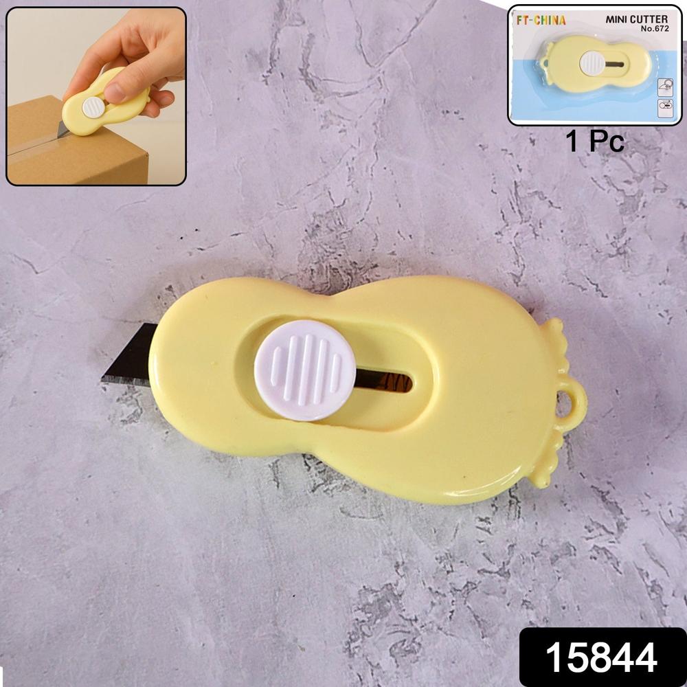 Compact Mini Safety Cutter With Retractable Blade - (1 Pc) - Application: As Per Product Requirement