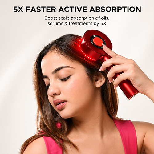 Red Light Therapy Scalp Massager