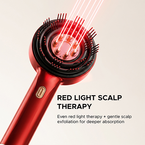 Red Light Therapy Scalp Massager