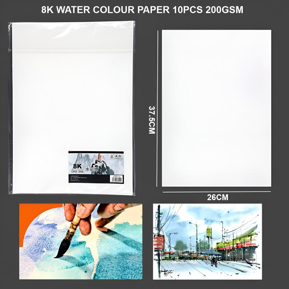 Water Color Paper 10Pcs