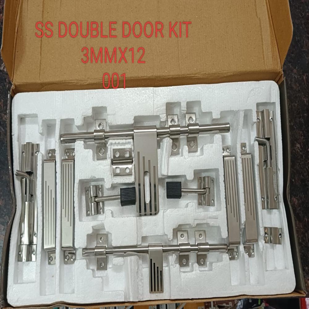 SS DOUBLE DOOR KIT 3MMX12'' 001