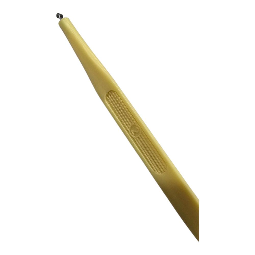 Dermal Curette 2mm - Color: Yellow
