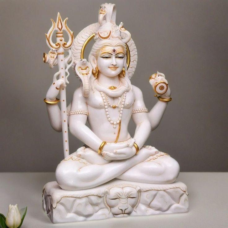 Lord Shiva Statue a Handcrafted Mahadev Murti