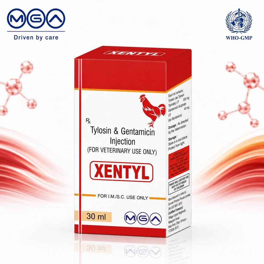 Xentyl a Tylosin & Gentamicin Injection