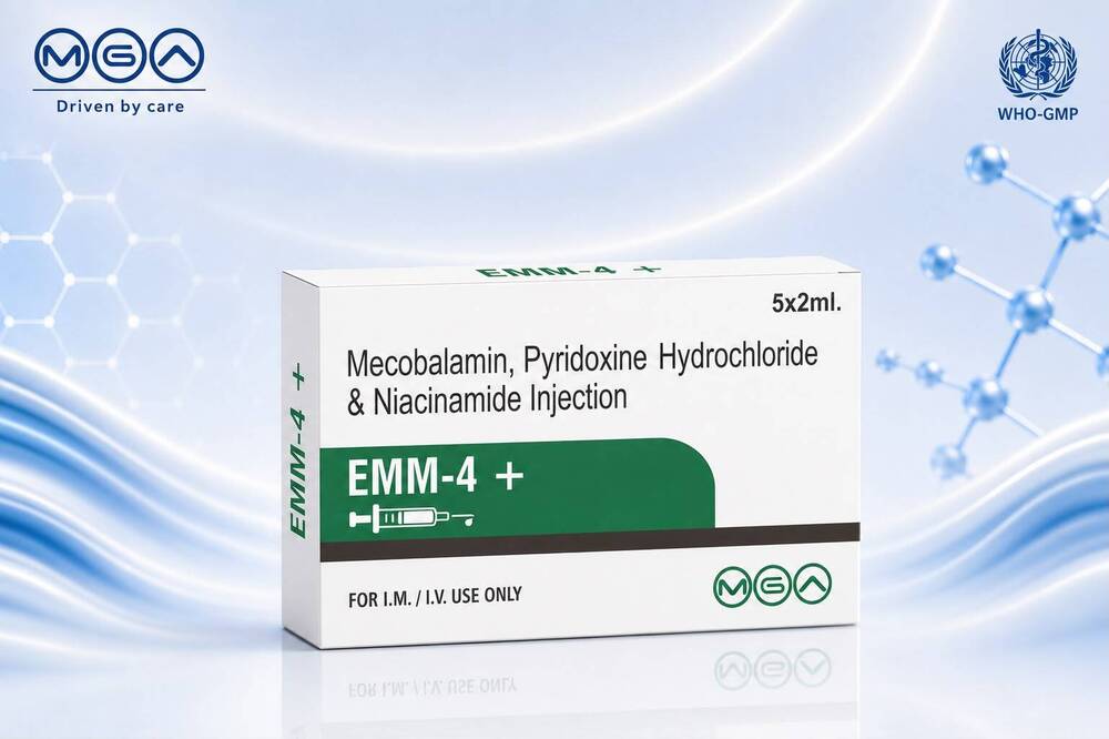 Mecobalamin + Pyridoxine Hydrochloride + Niacinamide Injection
