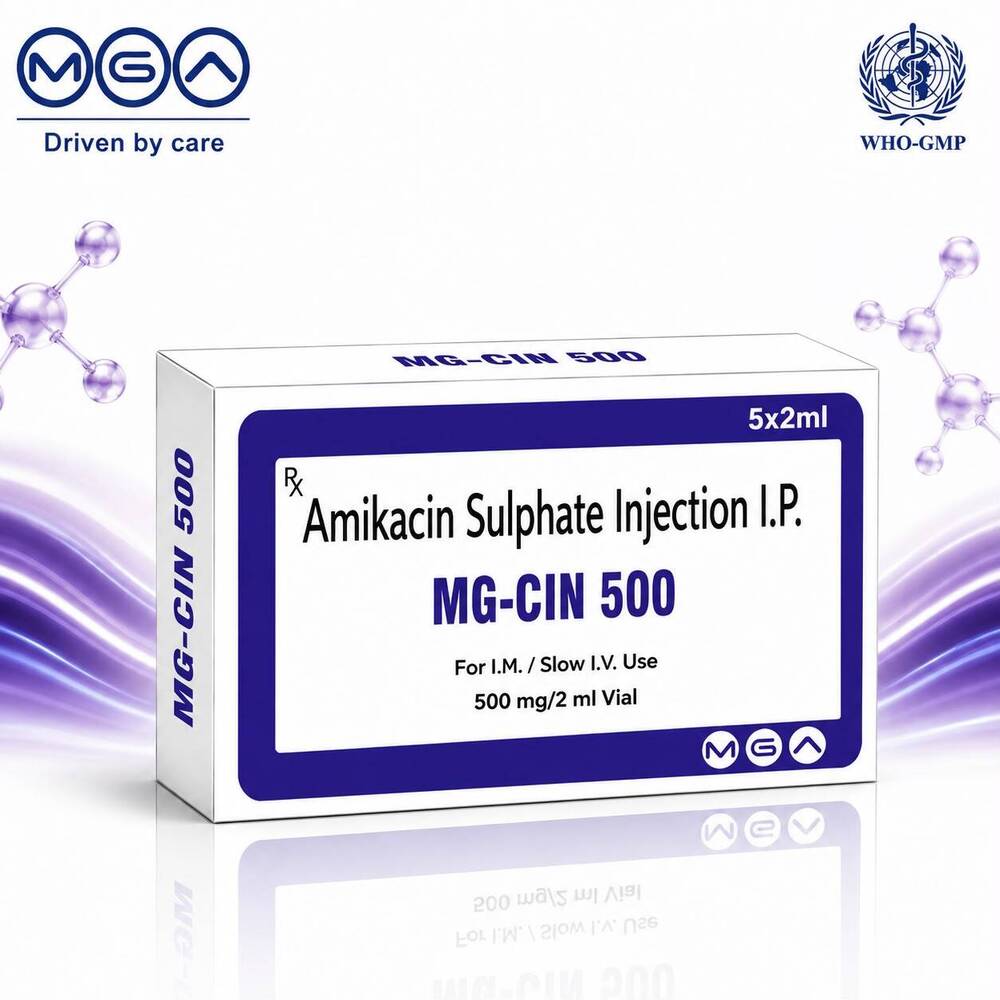 MG-CIN 500 a Amikacin Sulphate Injection