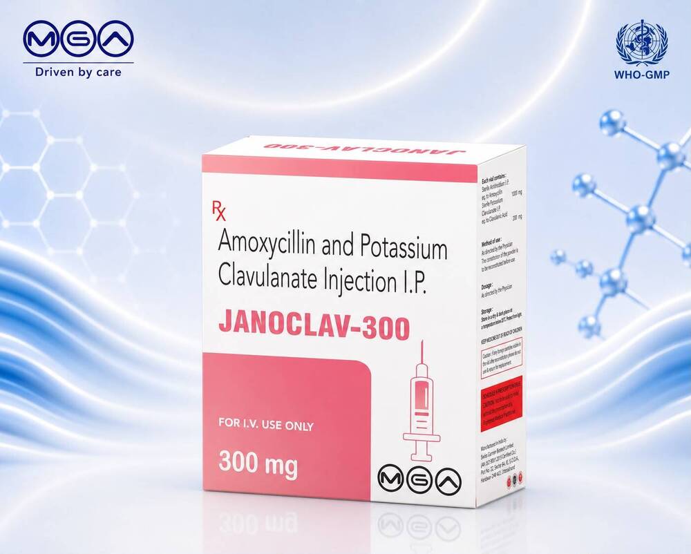 Janoclav-300 Amoxicillin And Potassium Clavulanate Injection