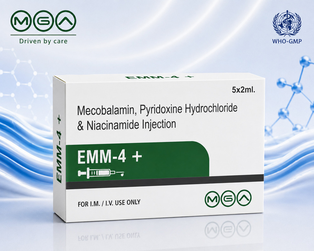Mecobalamin + Pyridoxine Hydrochloride + Niacinamide Injection