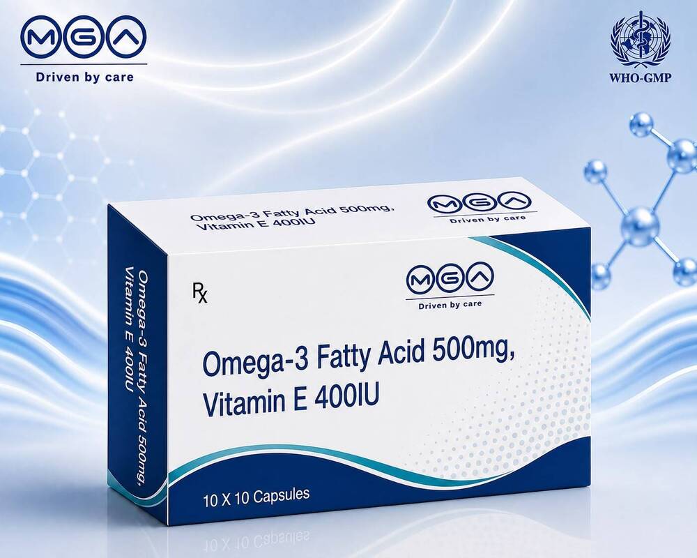Omega-3 Fatty Acid 500mg + Vitamin E 400IU