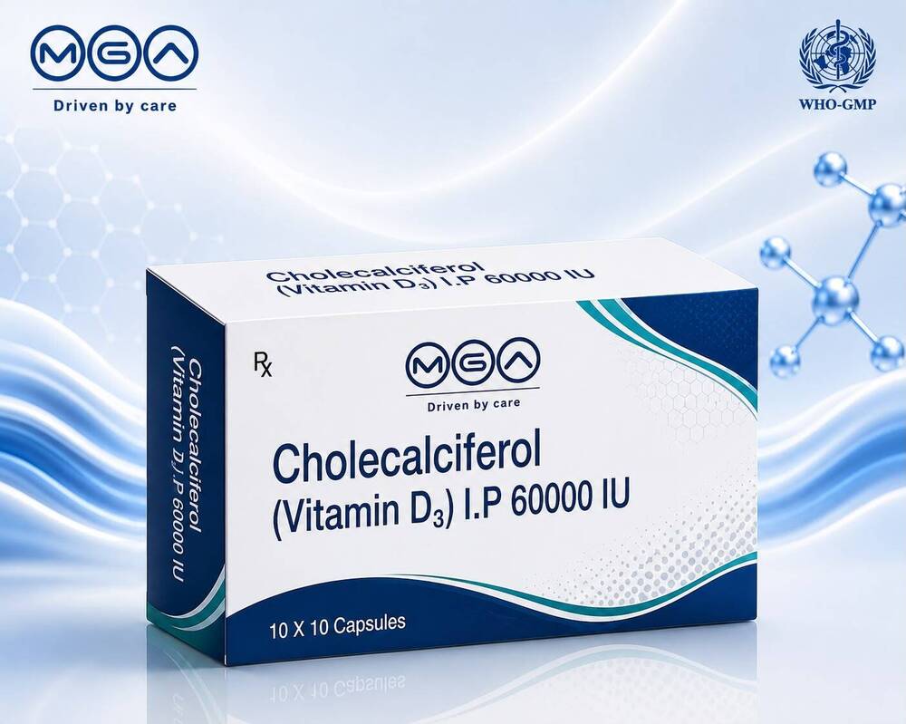 Cholecalciferol (Vitamin D3) 60,000 IU Capsules