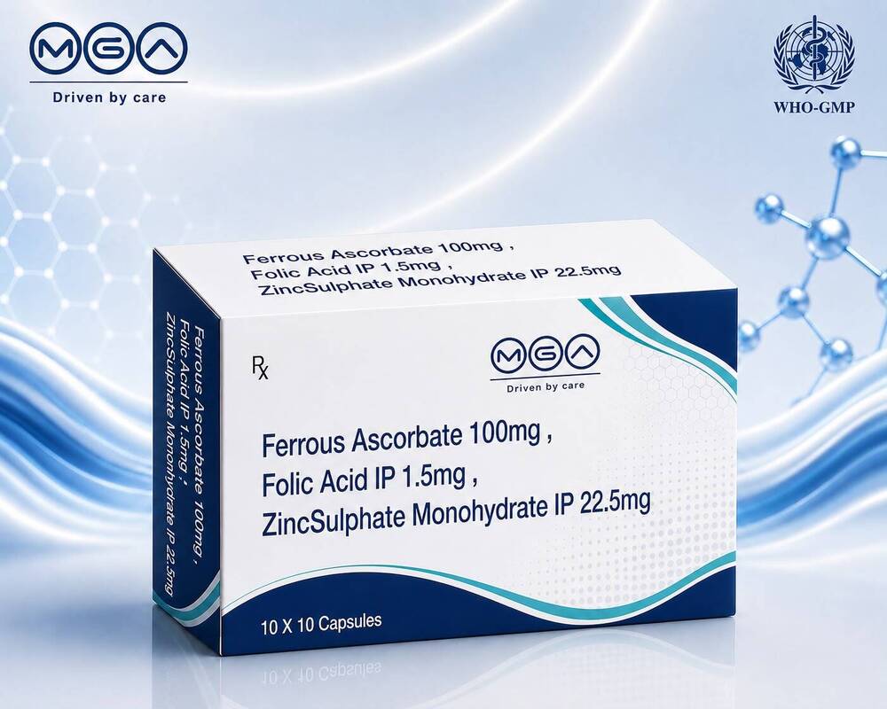 Ferrous Ascorbate Folic Acid Zinc Sulphate Capsules