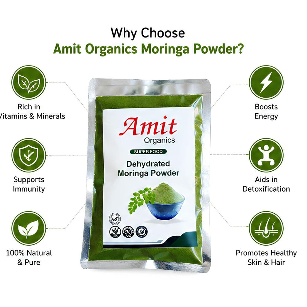 Moringa Leaf Powder - Additives: Nil (No Artificial Colors Or Preservatives)