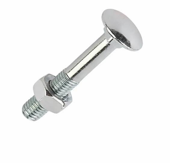 1/4(6Mm) Carriage Bolt With Washer Nut - Diameter: Custom Range (Commonly M6-M20) Millimeter (Mm)