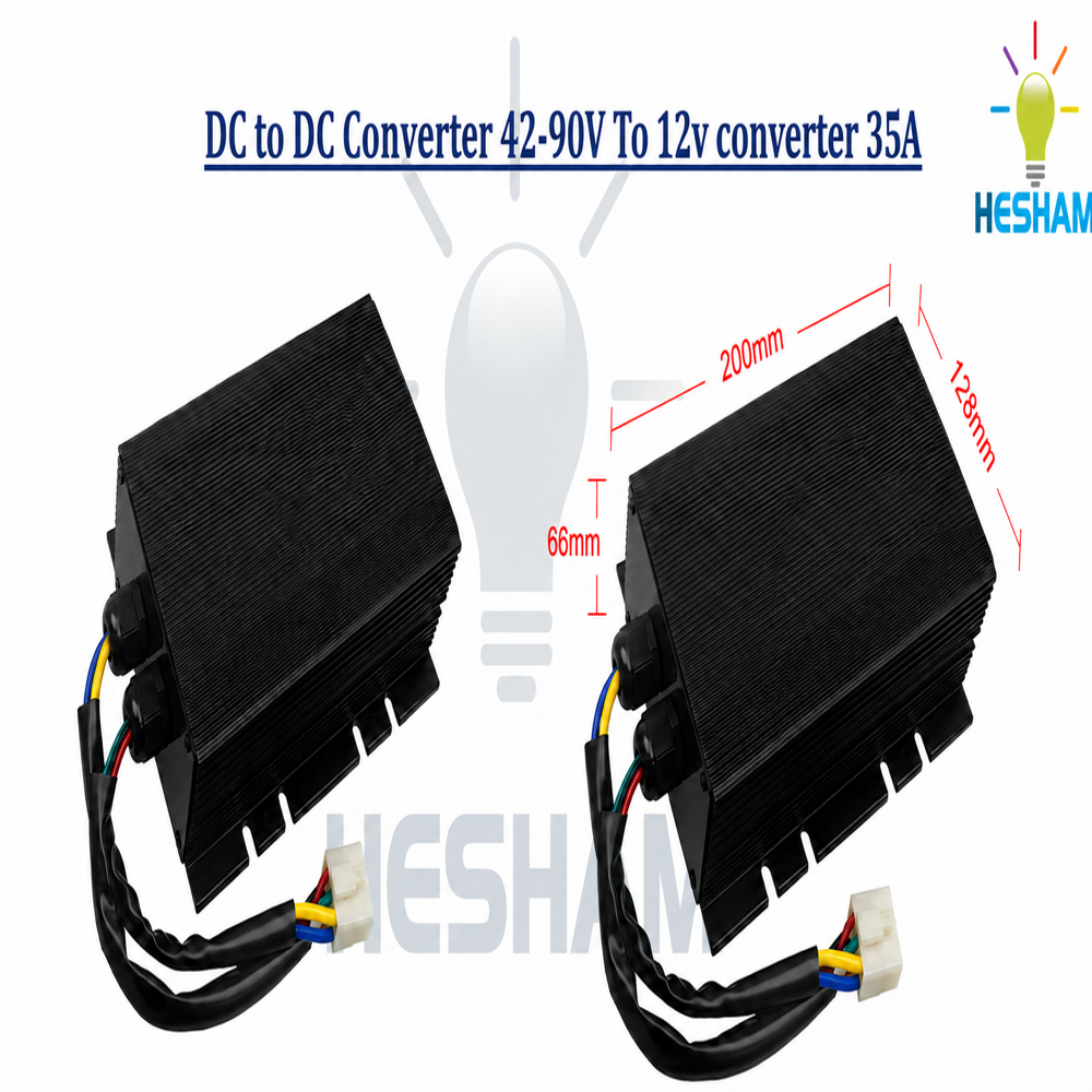 DC to DC Converter 42-90V To 12v converter 35A