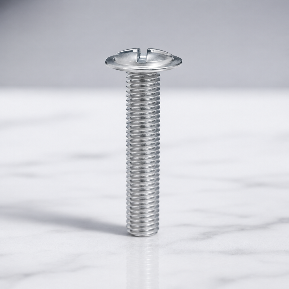 Machine Screws With Washer Pan Combination - Head Size: Varies (Commonly M3 To M6)