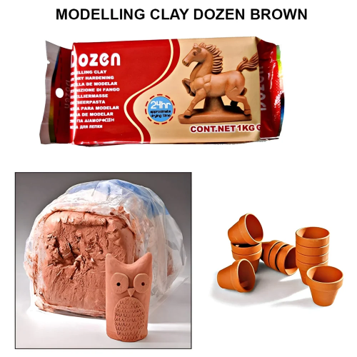 Dozen Modeling Clay Brown