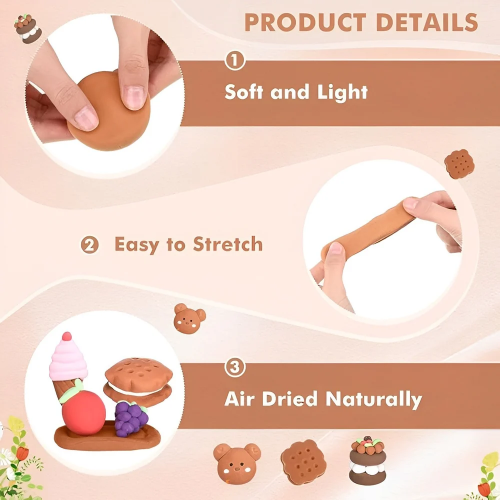 Dozen Modeling Clay Brown