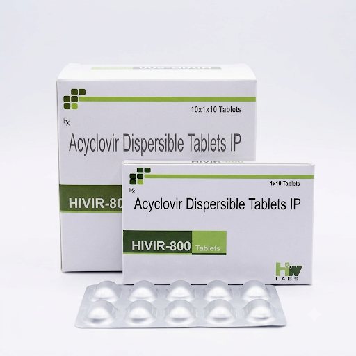 HIVIR-800 TABLETS - Acyclovir Dispersible Tablets IP