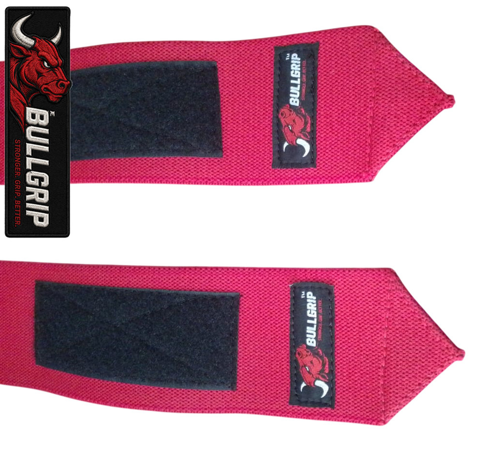 Red Cross Knitted Nylon Wristband