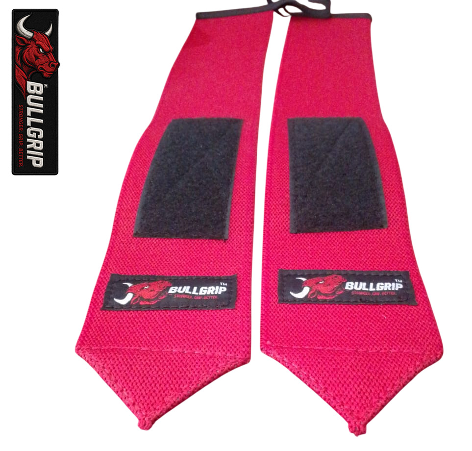 Red Cross Knitted Nylon Wristband