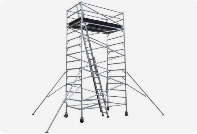 Aluminium Double Width Scaffolding Without Staircase