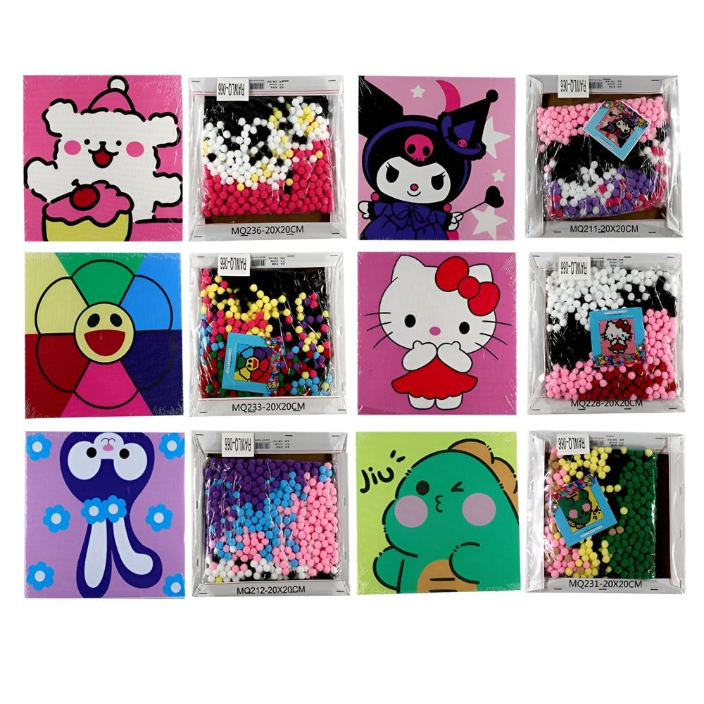 Pom Pom Painting Art Kit
