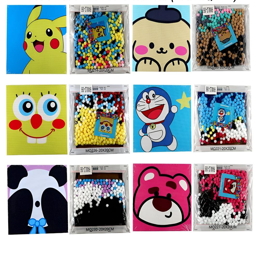 Pom Pom Painting Art Kit