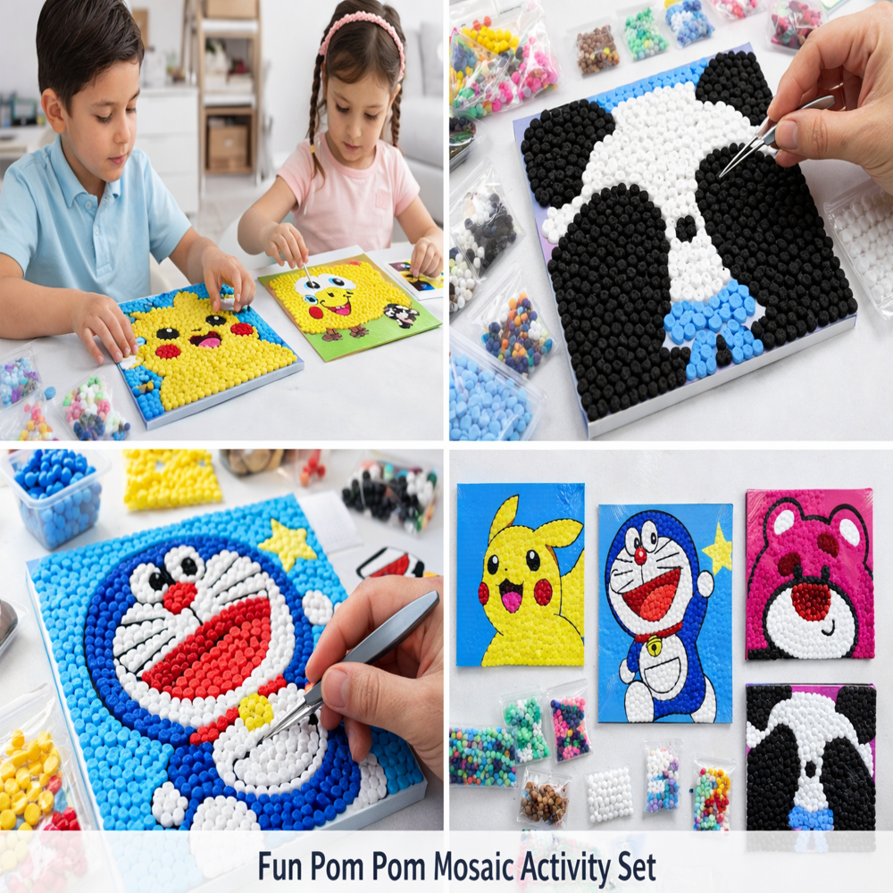 Pom Pom Painting Art Kit
