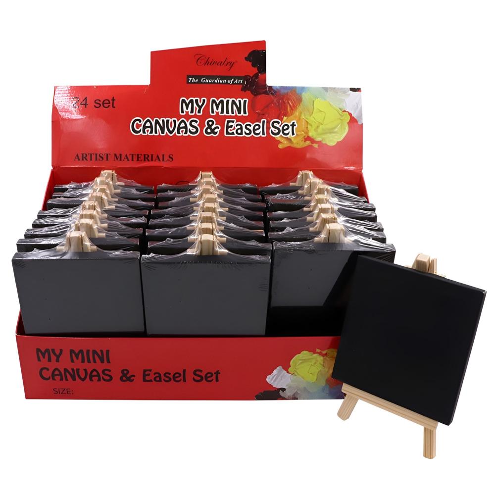 Mini Canvas With Easel Set