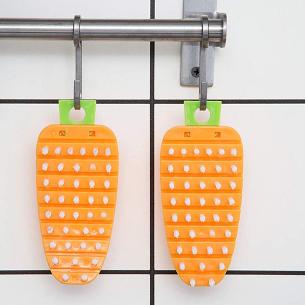 Carrot-Shaped Non-Toxic Vegetable Scrubbing Brush For Fruits & Veggies - Application: As Per Product Requirement