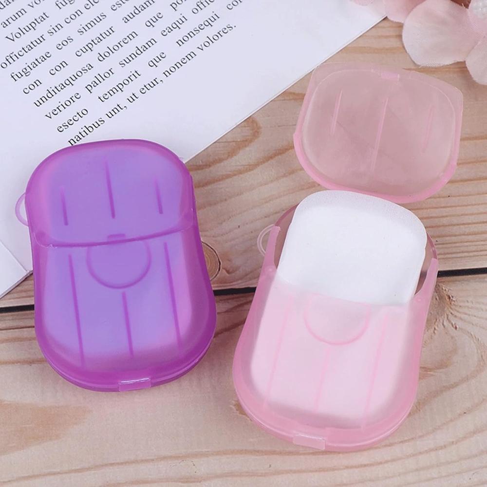 Travel Paper Soap Sheet With Mini Box (20 Sheets In A Pack Approx / Mix Color) - Application: As Per Product Requirement