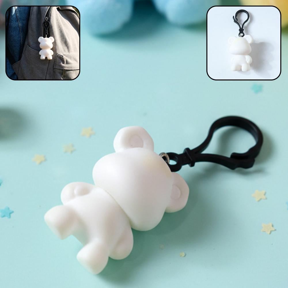 Cute Bear Figure Keychain (1 Pc) - Application: As Per Product Requirement