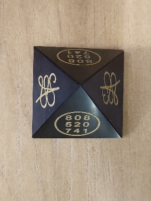 Black Agate stones Pyramid